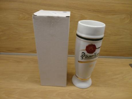 Pivový pohár pilsner urquel - nový, porcelánový,