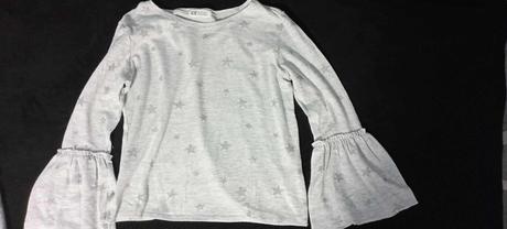Tričko s trblietavými hviezdičkami 146/152, h&m,146