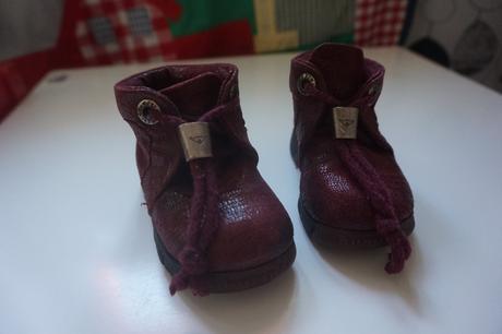  bordové kožené topánočky, salamander,19