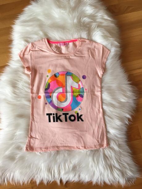 Dievčenské tričko tik tok - viac veľkostí., 122 / 128 / 140