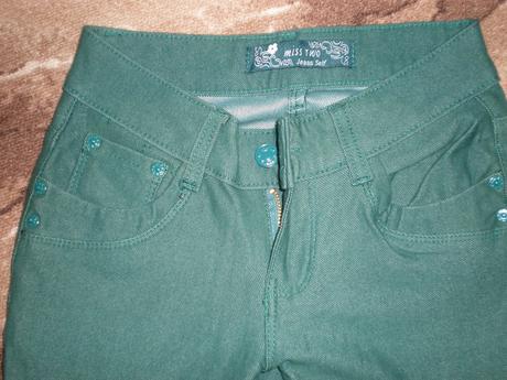 Tmavozelené nohavice, xs