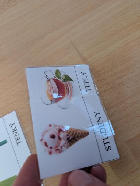 Vzdelávacie kartičky protiklady, 