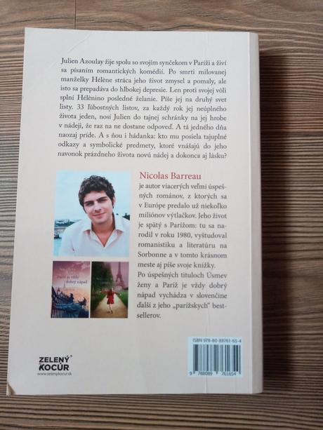 Nicolas barreau - ľúbostné listy z montmartre,