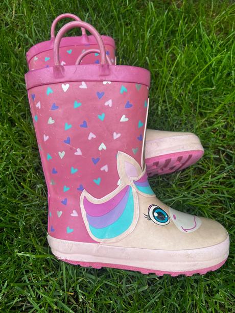 Zateplené gumáky jednorožec / unicorn, f&f,28