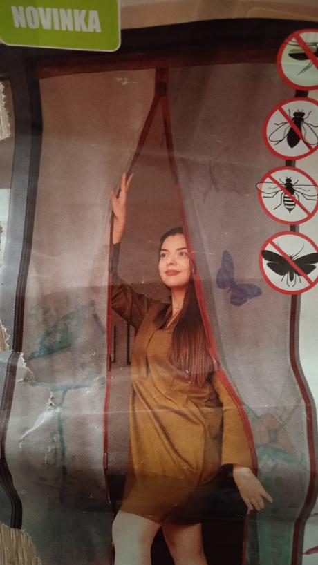 Sieťka proti hmyzu s magnetami, 