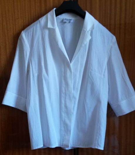 Klasicka biela bluzka / kosela - 3/4 rukav, 40