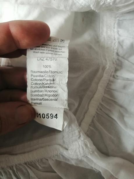 Jemné bavlna biele šaty scout, v122, 122