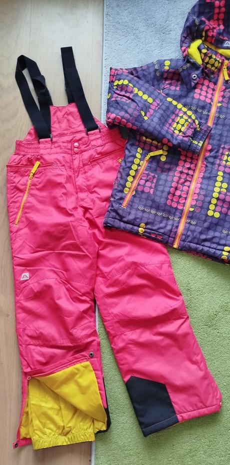 Oteplovačky + vetrovka, suprava, alpine pro,140