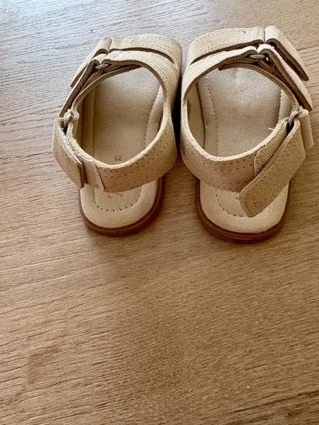 Detské kožené barefoot sandále veľkosť 25, zara,25