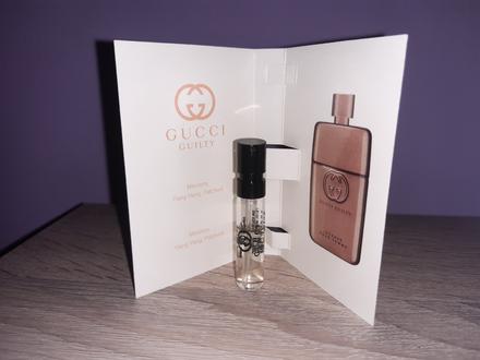 Vzorka dámskeho parfému guilty pour femme intense, 