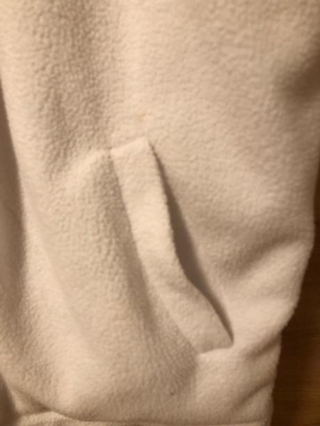 Obojstranna biela vesta s kapucnou xl, xl