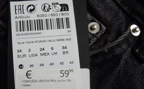 Čierne rifle massimo dutti, v. s/m, 34 - xs