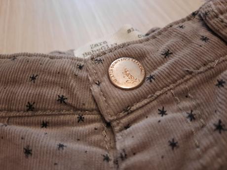 Menčestrové nohavice zara baby girl, zara,86