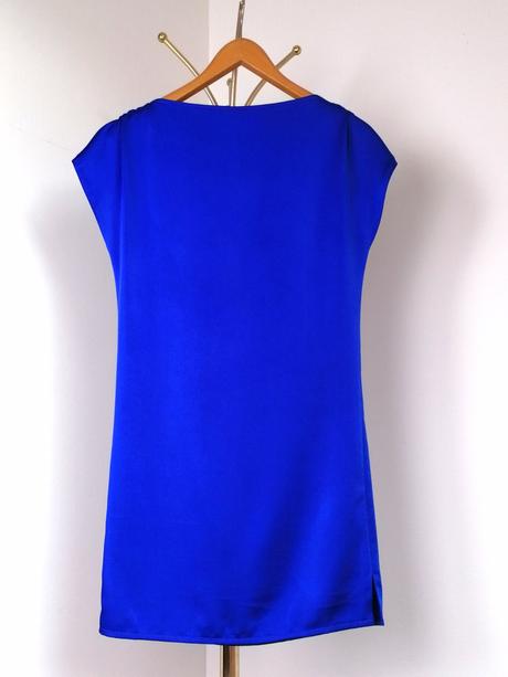 Autorské kokteilové šaty v smaragdovo modrej, xs