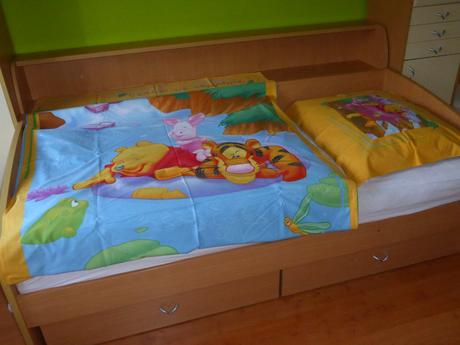 Posteľné obliečky - medvedík pú, šírka (cm): 90,dĺžka (cm): 200