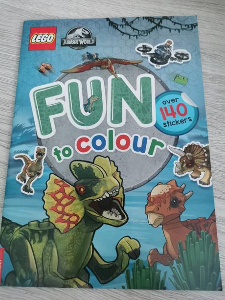 Lego zošit jurský park,