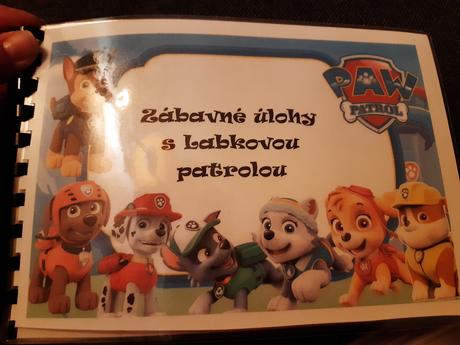 Paw patrol zosit s aktivitami, 