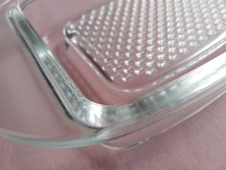 Sklenené strúhadlo na ovocie, 