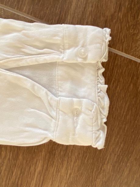 Biela blúzka, h&m,134