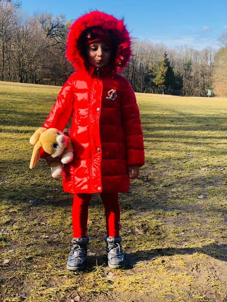 Dievčenská zimná bunda, 116