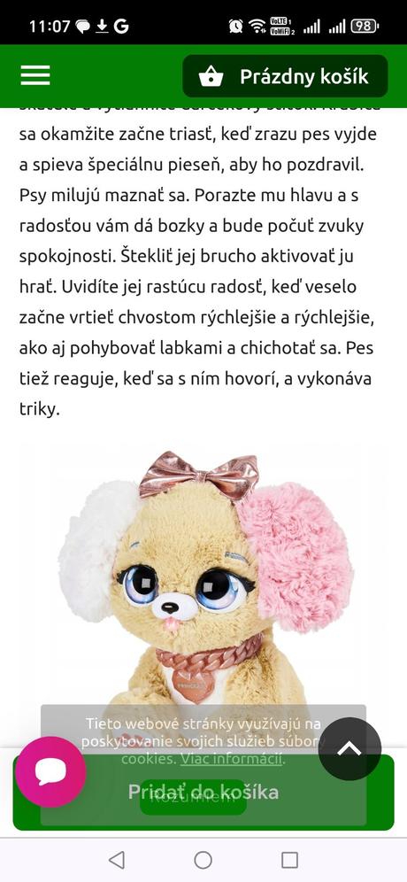 Pet puppy surprice interaktívny psík,