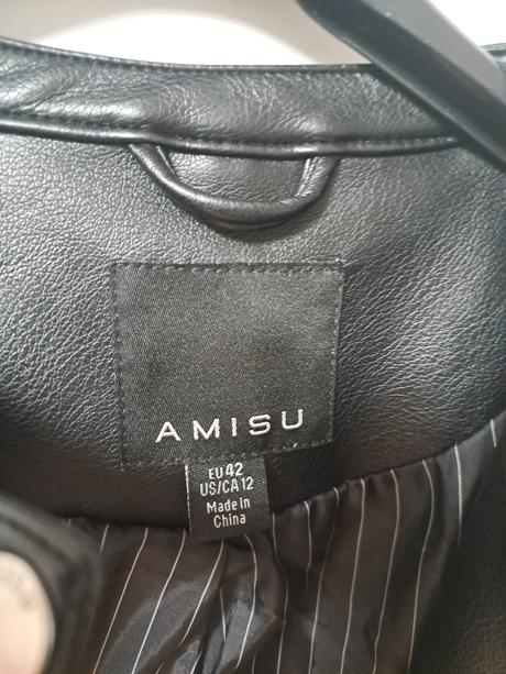 Koženková bunda, amisu,42