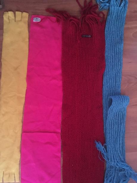 Šály rôznych dĺžok, 