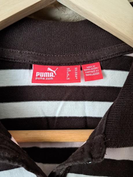 Pásikované tričko, puma,xs