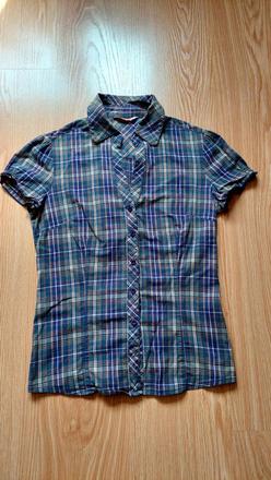 Károvaná košeľa/blúzka, l