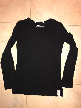 Tricko s dlhym rukavom hm, h&m,134