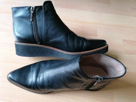 Pohodlné značkové kožené prechodné topánky, 37