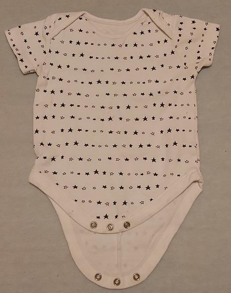 Body s krátkym rukávom čierne hviezdičky george 80, george,80