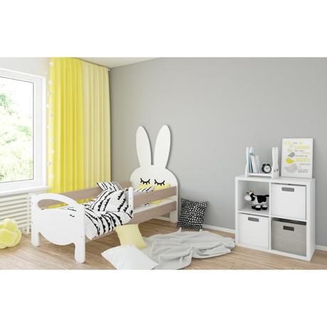 Detská posteľ zajačik komplet,rôzne veľkosti, šírka (cm): 80,dĺžka (cm): 180