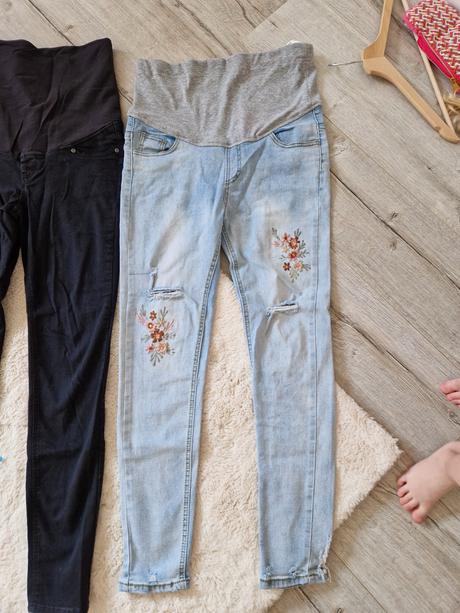 3x tehotenske slim rifle, h&m,s