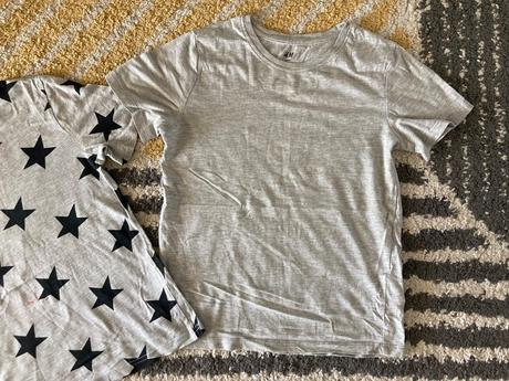 Tričká na dvor 122/128, h&m,122