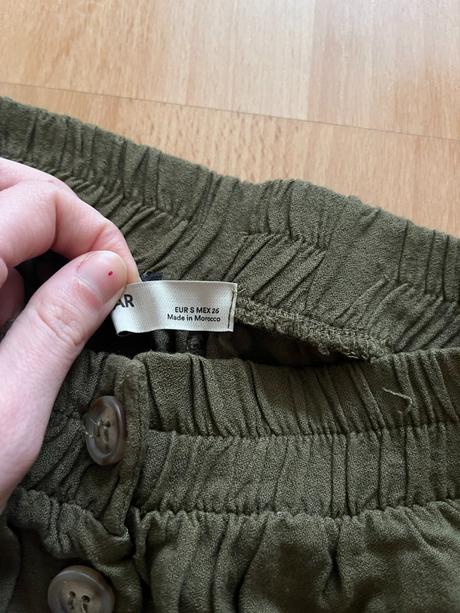 Tmavozelená sukňa pull&bear s, pull&bear,s