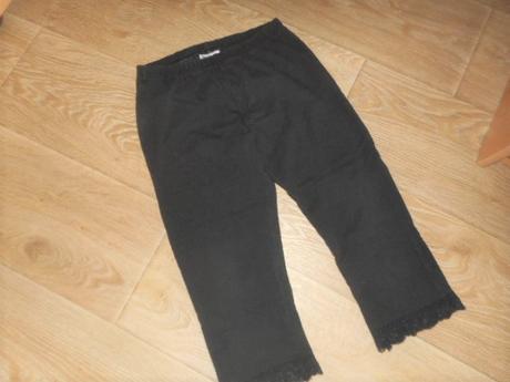 7/8 legíny s krajkou- veľ. 152 - okay, okay,152