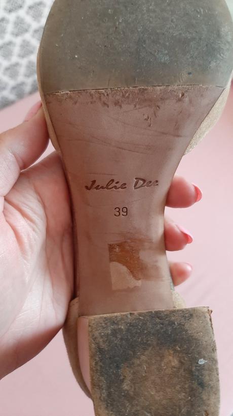 Kožené sandálky, 39