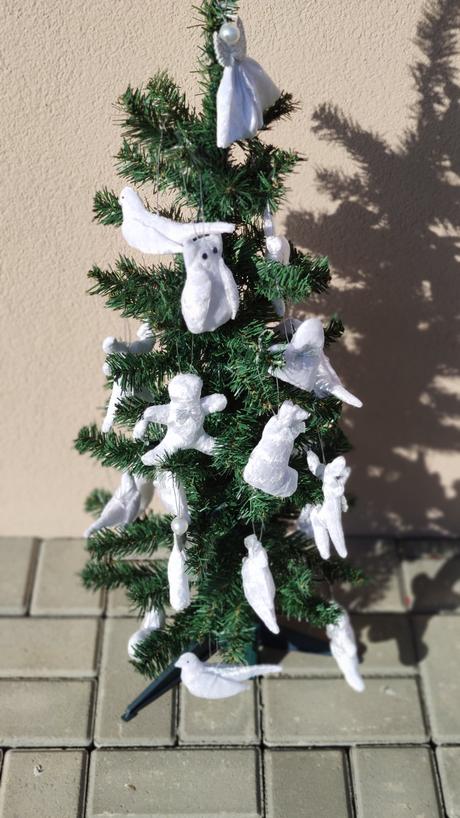 Ozdoby na stromček handmade, 