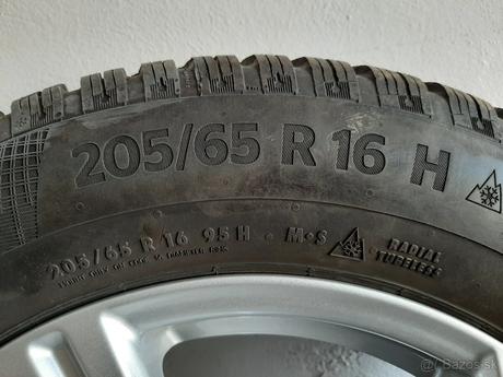 205/65 r16 h - zimné pneumatiky na originálnych di,