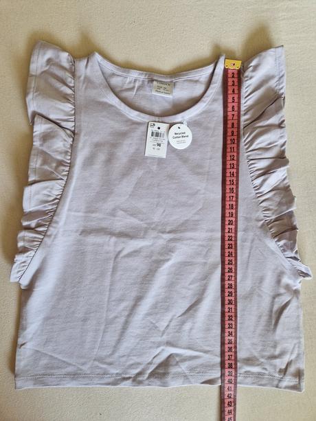 Tričko s volánovými rukávmi lindex, lindex,98