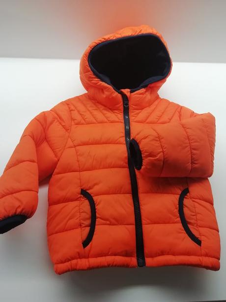 Oranžový kabát v top stave, f&f,98