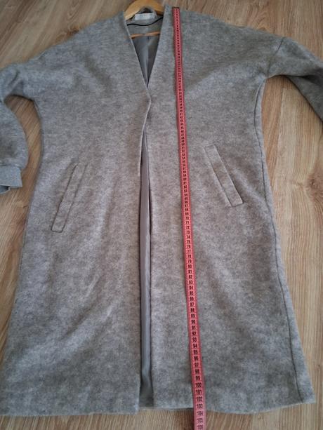 Sivý prechodný kabát, l
