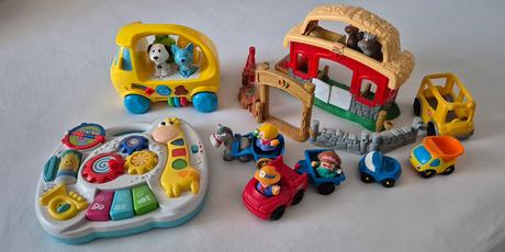 Dodávka so zvieratkami, veselá farma, kufor, 