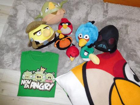 Angry birds  -  vankúš ,hračky, 