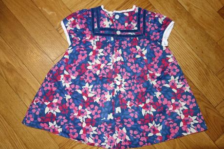 Kvietkované šaty 3-6m, 68