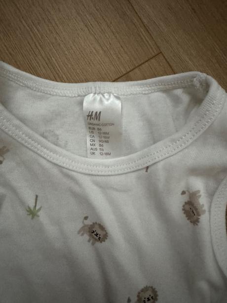 Kraťasky a body h&m, 86–98