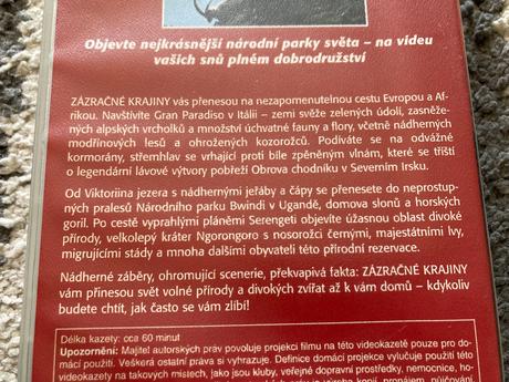 3 x vhs nejkrásnější národní parky světa, 