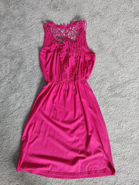 Ružové šaty, esmara,xs