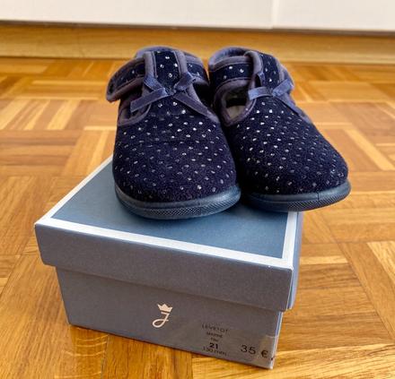 Velúrové papučky jacadi, veľ. 21, 21